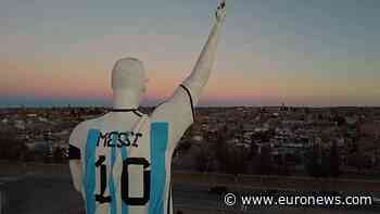 Giant Messi statue honors Argentina's World Cup hero