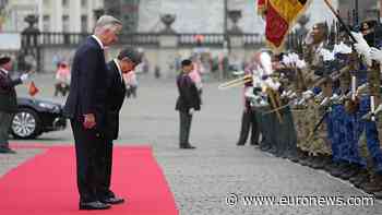 Belgian royals roll out red carpet for Japan's emperor