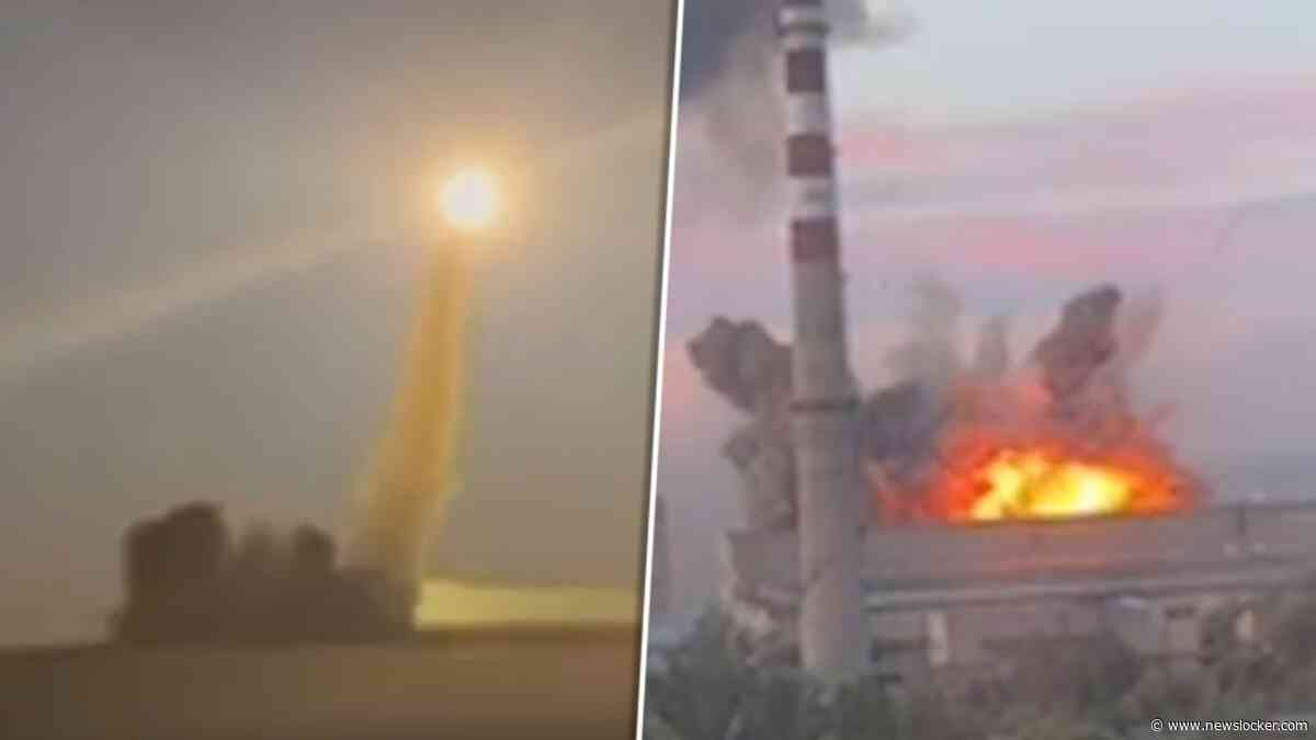 Zelenski deelt beelden van grote Oekraïense aanval op Russische fabriek
