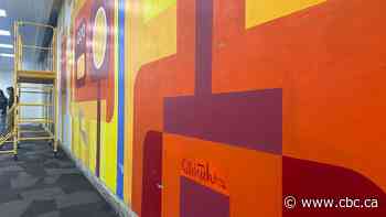 Revival underway of 2 downtown Calgary murals after more than half a century
