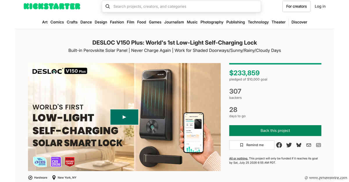 Funded 100% Within One Hour: The Innovation Behind DESLOC V150 Plus