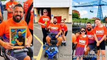 Crowds turn out in support of brave MND sufferer in his fight to help others with cruel condition