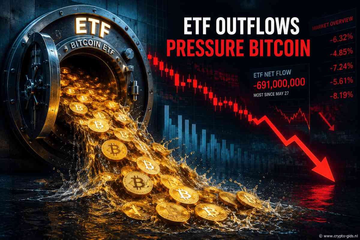 Bitcoin Worstelt Rond $59K terwijl ETF-uitstroom Toeneemt en Grote Optievervaldag Nadert