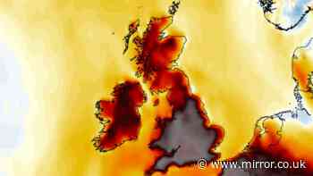UK weather maps show new scorching heatwave within days as 17 counties hit 38C