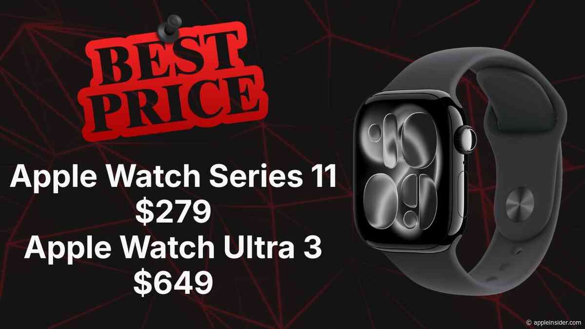 Amazon extends $279 Apple Watch Series 11, $649 Ultra 3 Prime Day deals