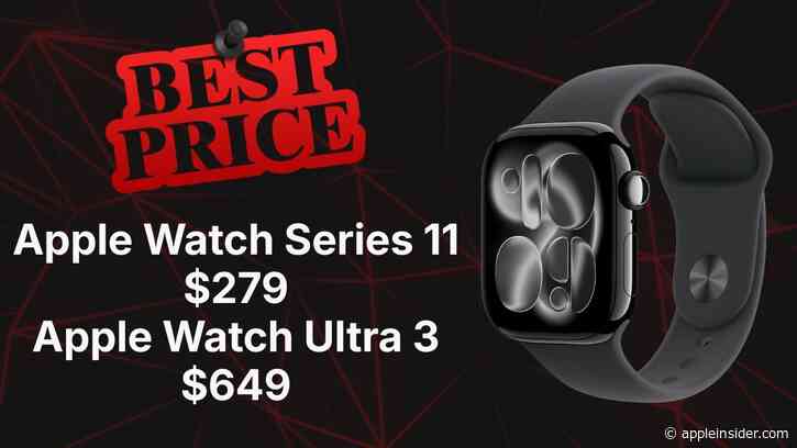 Amazon extends $279 Apple Watch Series 11, $649 Ultra 3 Prime Day deals