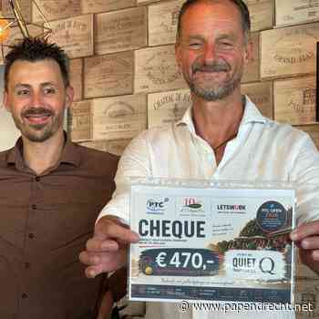 Gezellig avond tennisvereniging PTC levert 470 euro op voor Quiet Drechtsteden