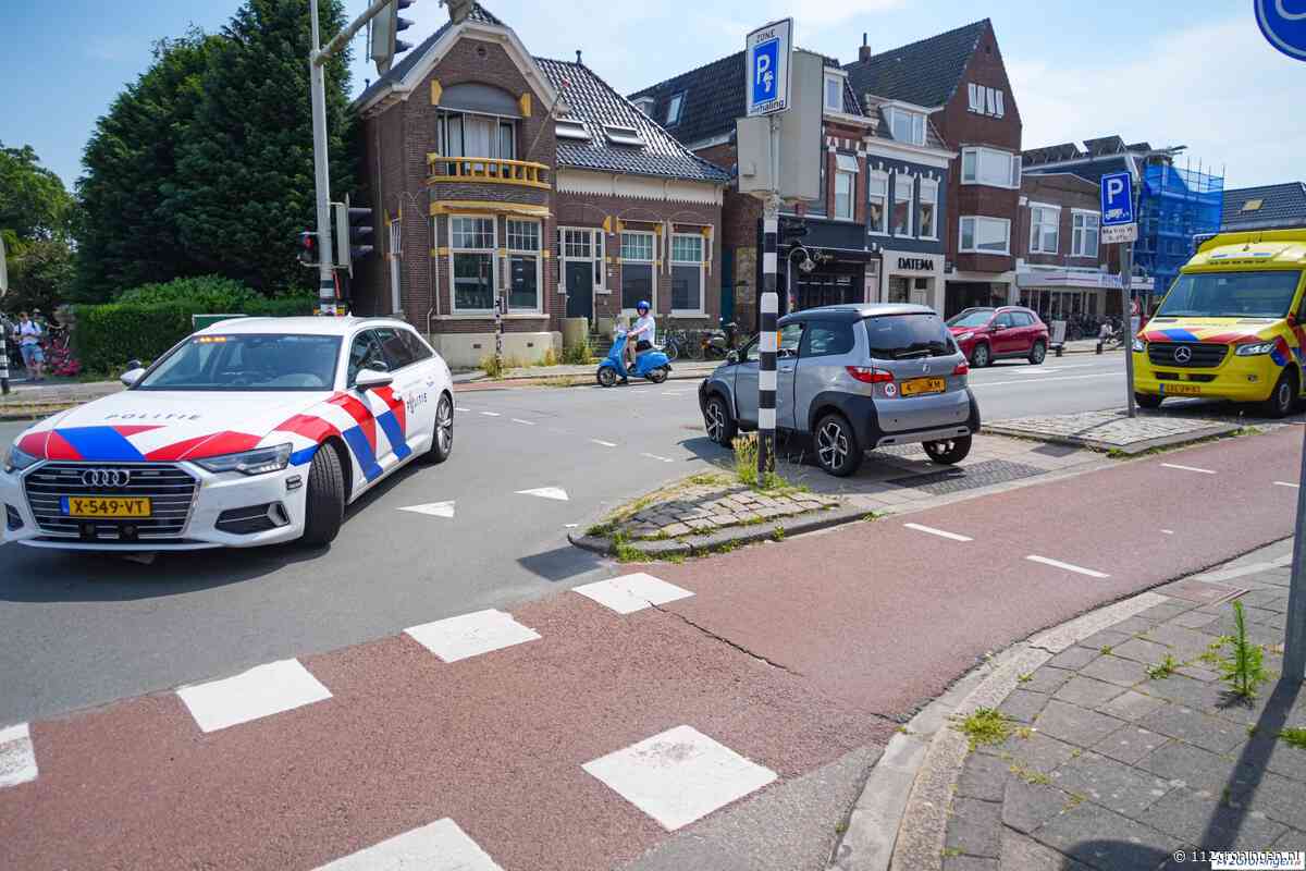 Brommobiel in botsing, andere partij lekke band tot gevolg