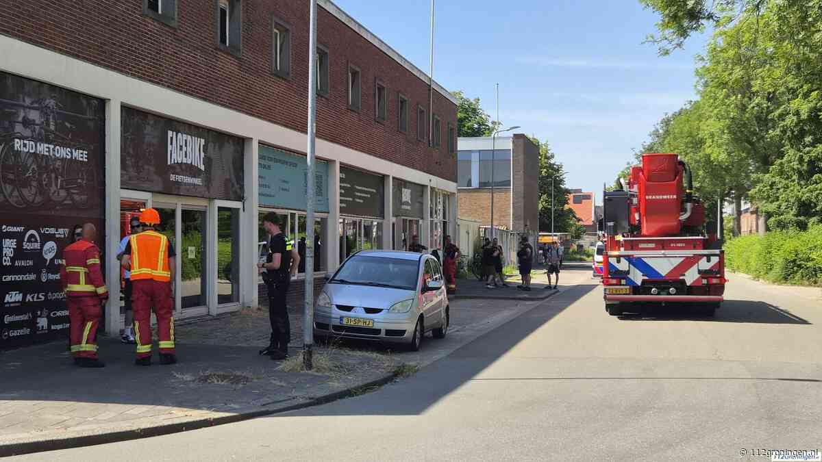 Melding van een dakbrand Paradijsvogelstraat