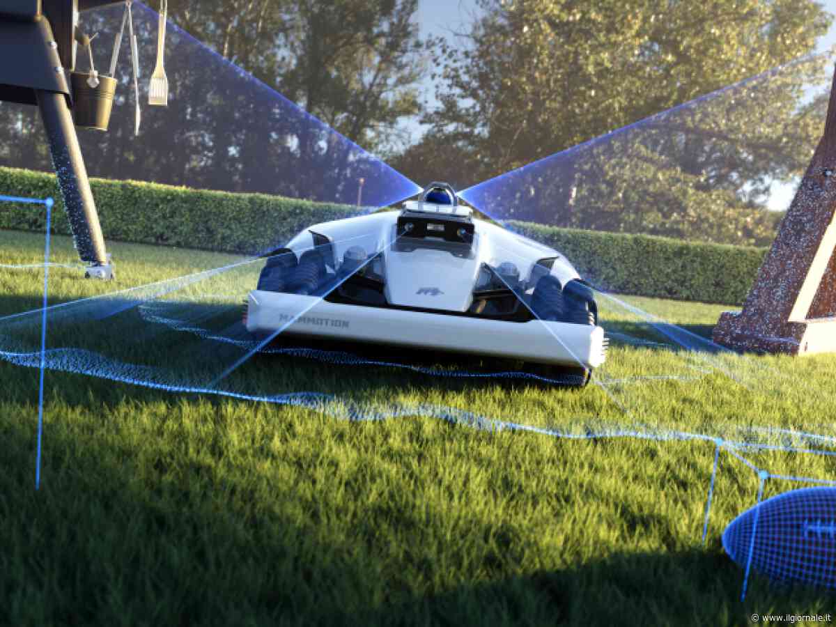 Il nuovo lusso in giardino è il silenzio, i robot tosaerba con tecnologia automotive