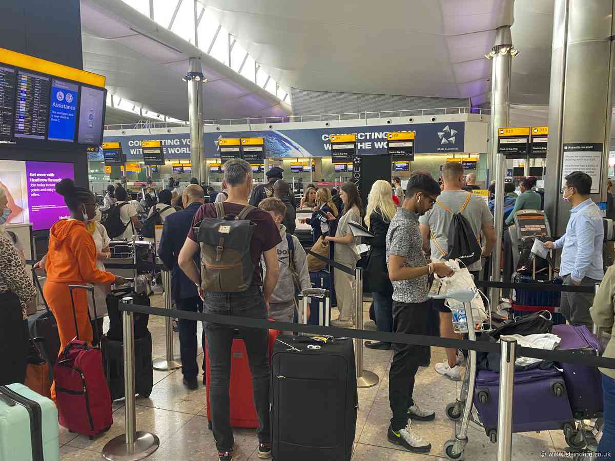 Hundreds of flights delayed at Heathrow and Gatwick as thunderstorms leave travellers stranded