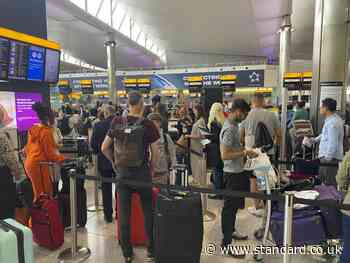 Hundreds of flights delayed at Heathrow and Gatwick as thunderstorms leave travellers stranded