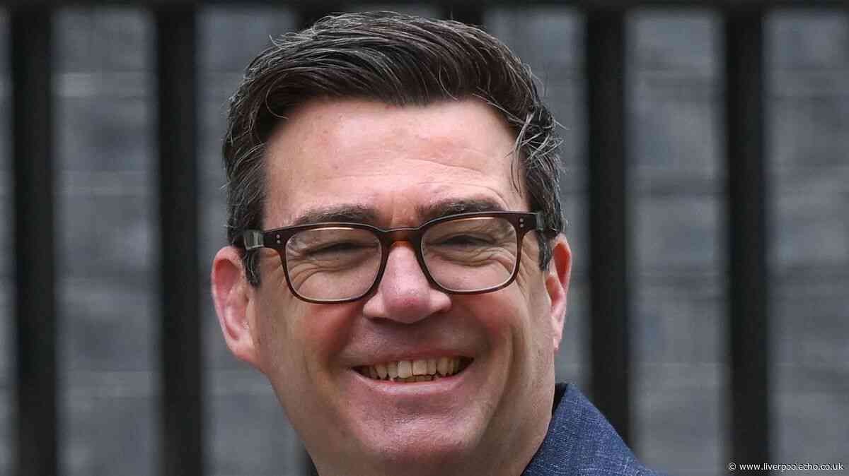 Andy Burnham presented with special Everton gift that left likely next Prime Minister thrilled