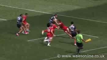 George North destroys Wales' defence and scores stunning try seconds after coming on