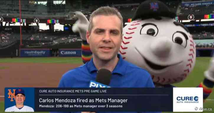 Even the mascot reminds us that the Mets do everything the wrong way