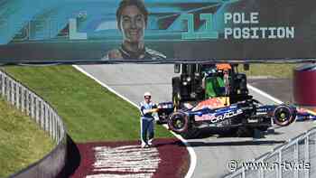Russell profitiert: Verstappen crasht und wirbelt Pole-Position durch