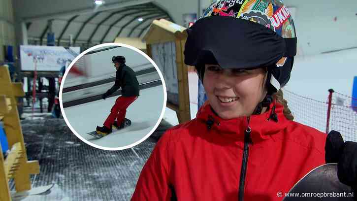 Skiën op een lege piste met tropische temperaturen: 'Lekker afkoelen'
