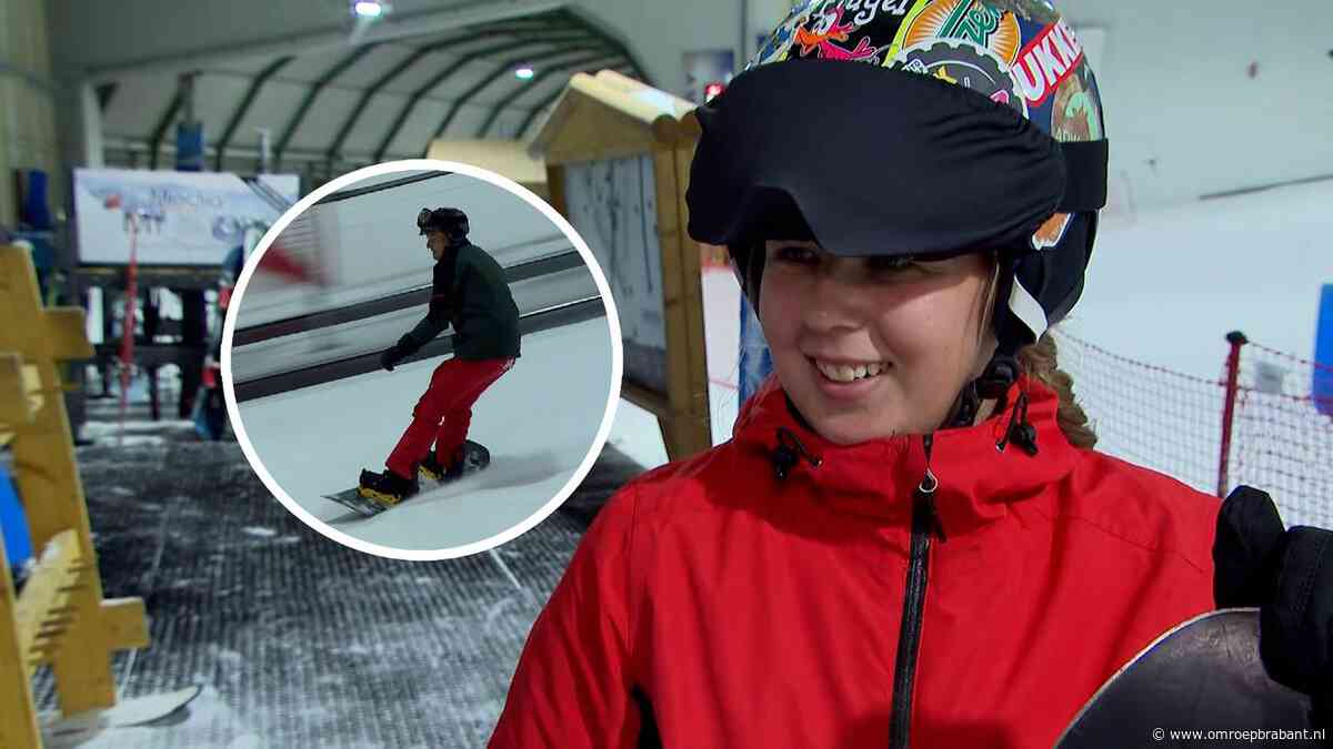 Skiën op een lege piste met tropische temperaturen: 'Lekker afkoelen'