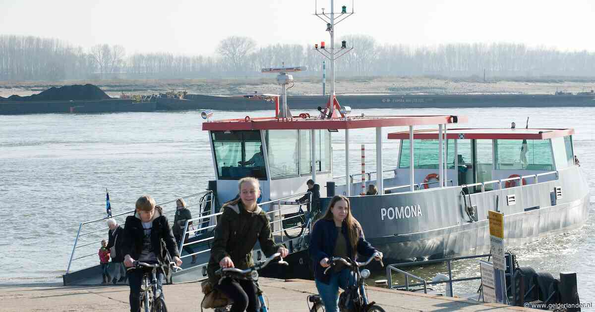 Jetskiër in problemen op de Waal, brandweer kan hem redden dankzij veerpont: ‘Anders was hij verder afgedreven’