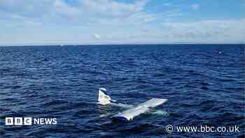 Two rescued after aeroplane emergency landing off Welsh coast