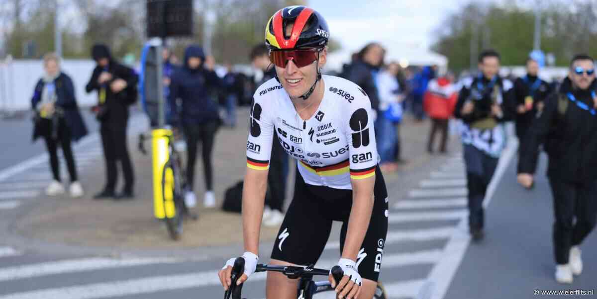 Parijs Roubaix-winnares Franziska Koch klopt Liane Lippert op Duits kampioenschap