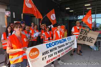 « On ne veut pas bloquer le magasin mais informer les clients » : des grévistes à l’entrée de Decathlon La Garde