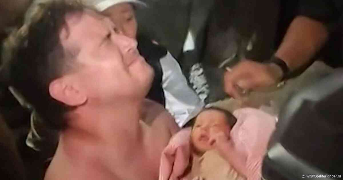 Levende baby onder puin gevonden, 32 uur na aardbevingen in Venezuela