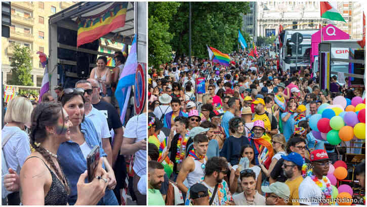Milano Pride, migliaia in corteo sfidano il caldo: “Siamo 350mila”. Schlein ricorda il giovane ucciso in Versilia: “Vittima di omotransfobia”