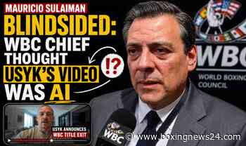 Mauricio Sulaiman Thought Oleksandr Usyk’s Title Announcement Was AI