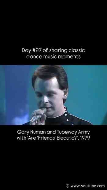 Tubeway Army with 'Are 'Friends' Electric?' 1979 #nostalgia