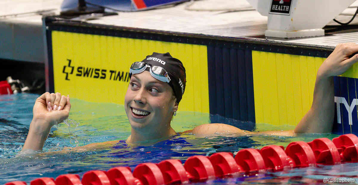 Gretchen Walsh Sets Sette Colli Meet Record 54.82 100 Fly, #5 Performance All-Time