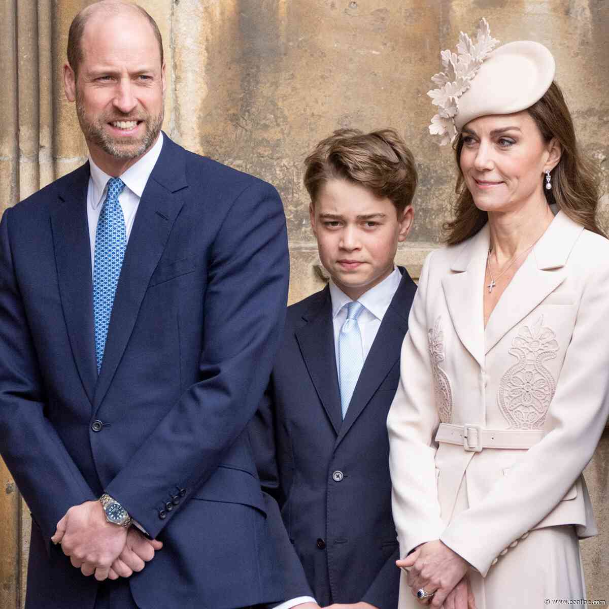 Prince George Proves He's Almost Mom Kate Middleton's Height