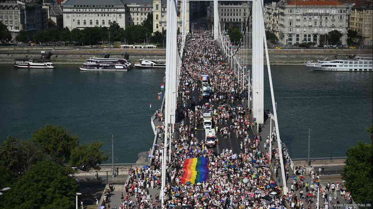Zehntausende feiern bei Pride-Parade in Budapest - ohne Verbot