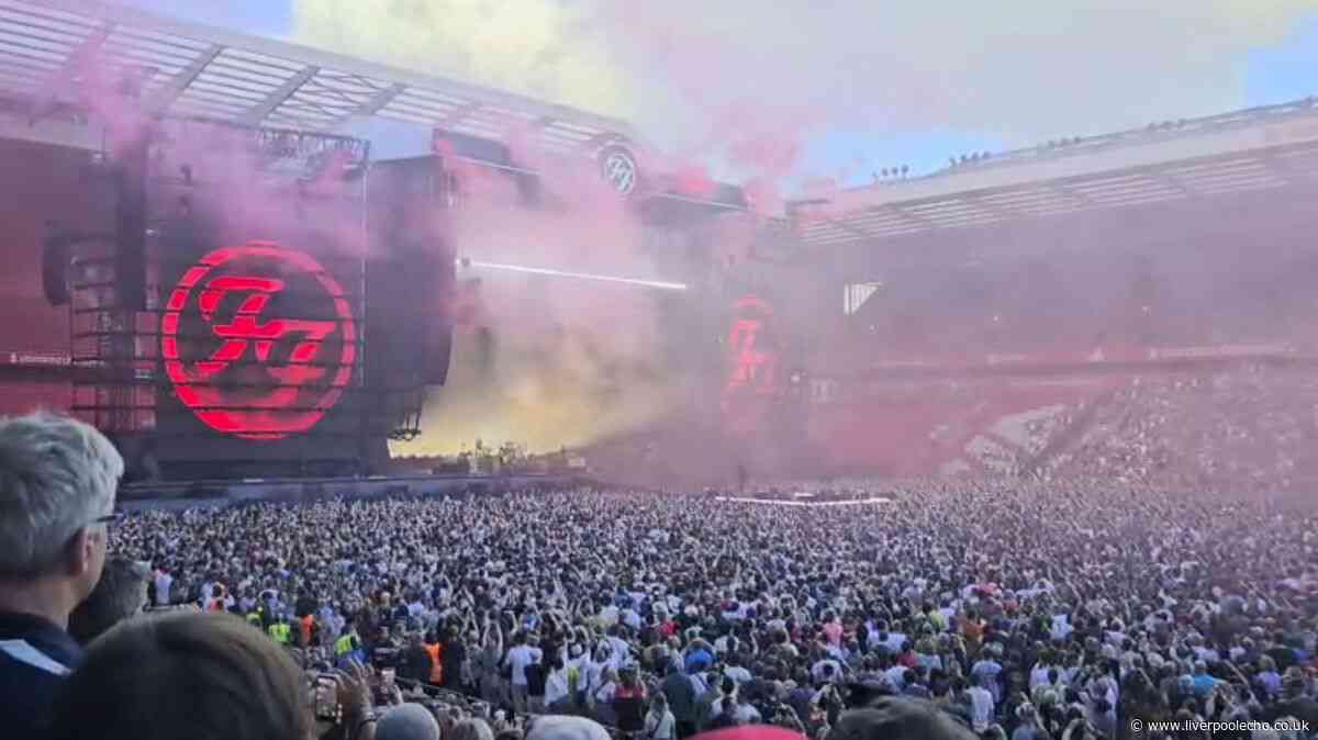 Foo Fighters Dave Grohl's Liverpool admission as he asks Anfield crowd four questions