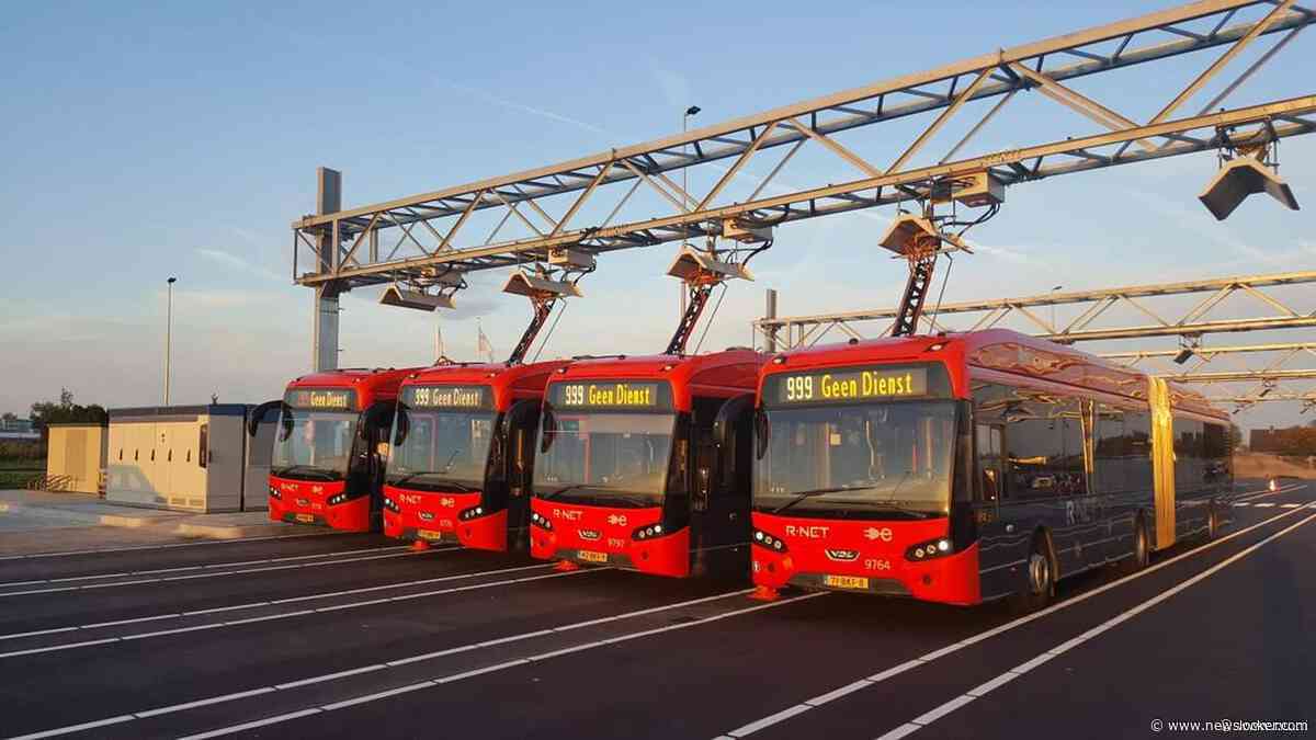 Bussen Hermes kunnen niet opladen vanwege hitte, dienstregeling grotendeels plat
