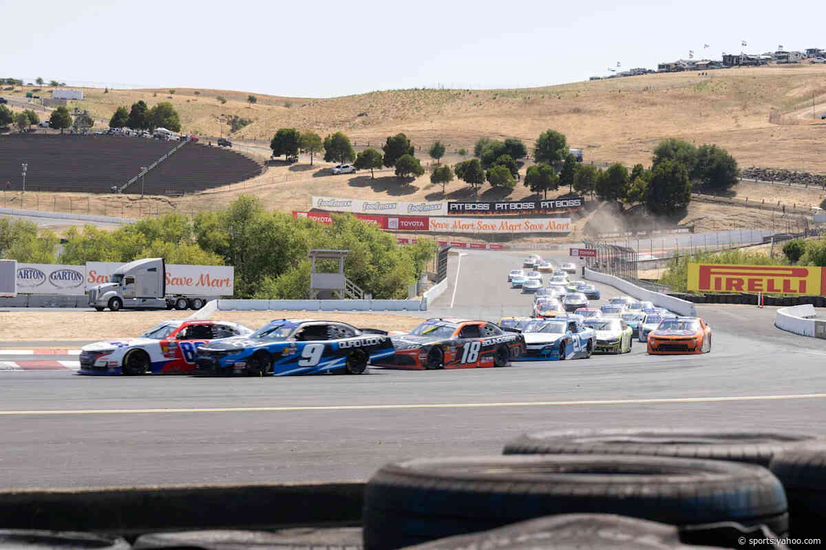 NASCAR entry list for O'Reilly Series race at Sonoma in June 2026