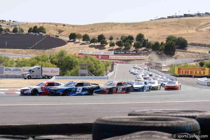 NASCAR entry list for O'Reilly Series race at Sonoma in June 2026