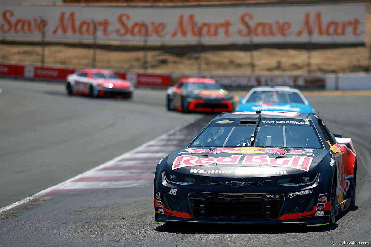 NASCAR entry list for Cup Series race at Sonoma in June 2026