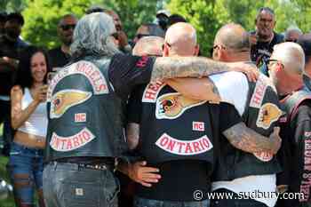 Video: Hundreds take part in Sudbury Hells Angels memorial biker procession