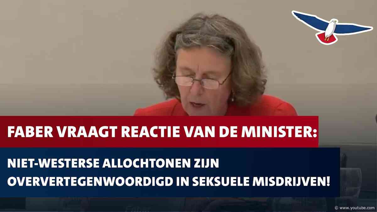 Faber vraagt reactie van de minister: "De onveiligheid in de maatschappij neemt toe"