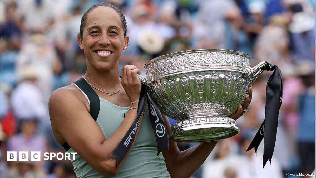Keys beats Maria for third Eastbourne title