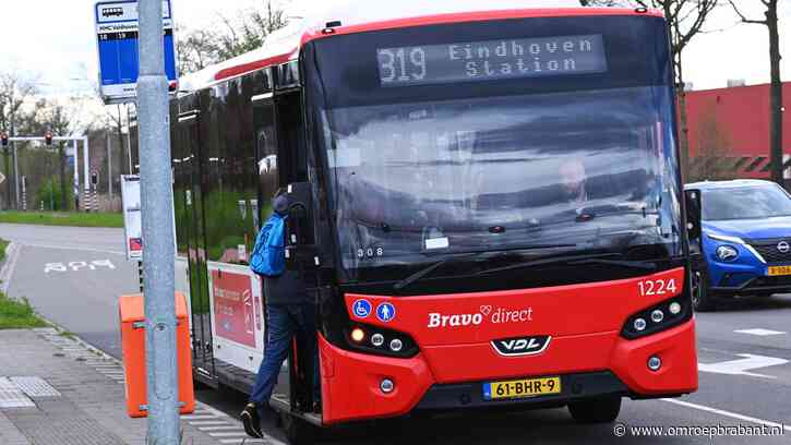 Busvervoer Hermes in Zuidoost-Brabant grotendeels stil door hitte