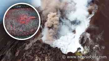 Spectaculaire dronebeelden: vulkaan Etna barst uit