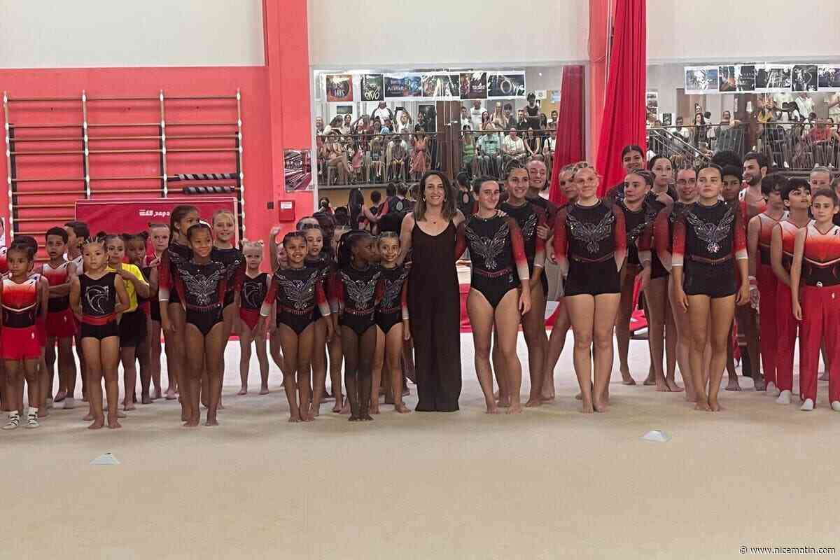 Une championne olympique de gymnastique en visite à Nice