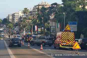 Près de Cannes, un motard de la police nationale blessé par une conductrice en fuite ce samedi soir, un agent a fait usage de son arme pour protéger son collègue