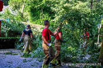 Brandweer verwijderd gevaarlijke tak na stormschade