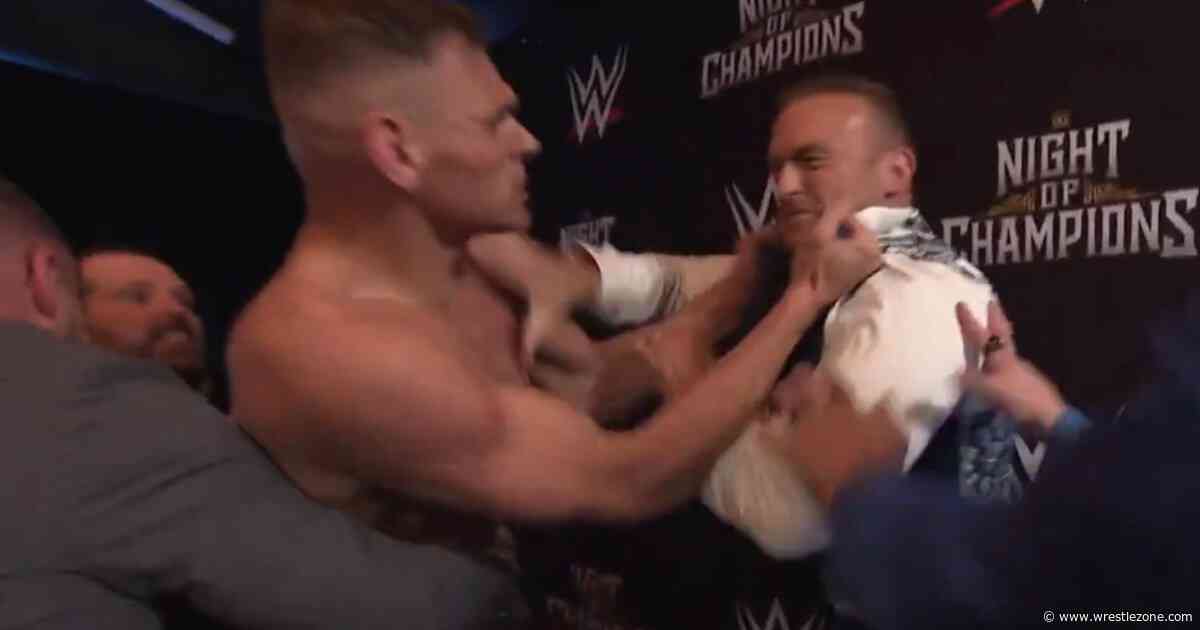 Gunther Gets Into Physical Altercation With Nick Aldis After WWE Night of Champions Loss