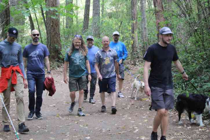 Walk like a man: ‘freakishly handsome’ group getting fit, bonding at Nanaimo lake