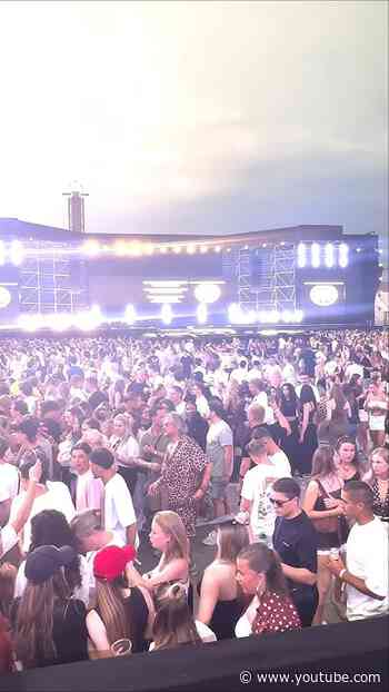 Concert Lil Kleine afgebroken door noodweer: Olympisch Stadion loopt leeg