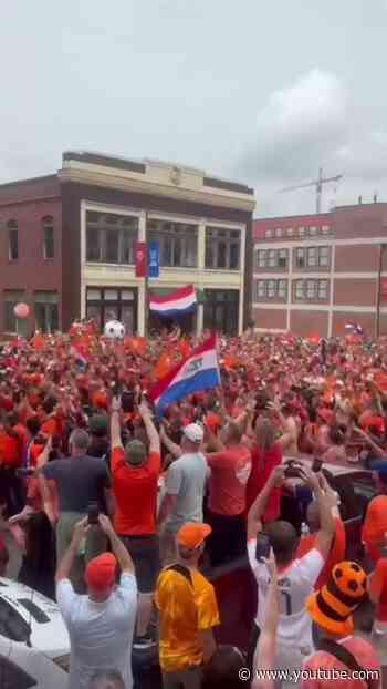 Oranje-fans nemen straten van Kansas City over